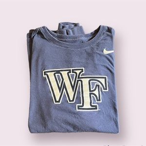 Nike long sleeve, Wake Forest University shirt